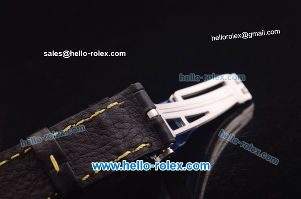 Audemars Piguet Jalan Bukit Bintang Limited Edition 12@sec Swiss Valjoux 7750 Automatic Titanium Case with Black Dial and Black Leather Strap - Click Image to Close